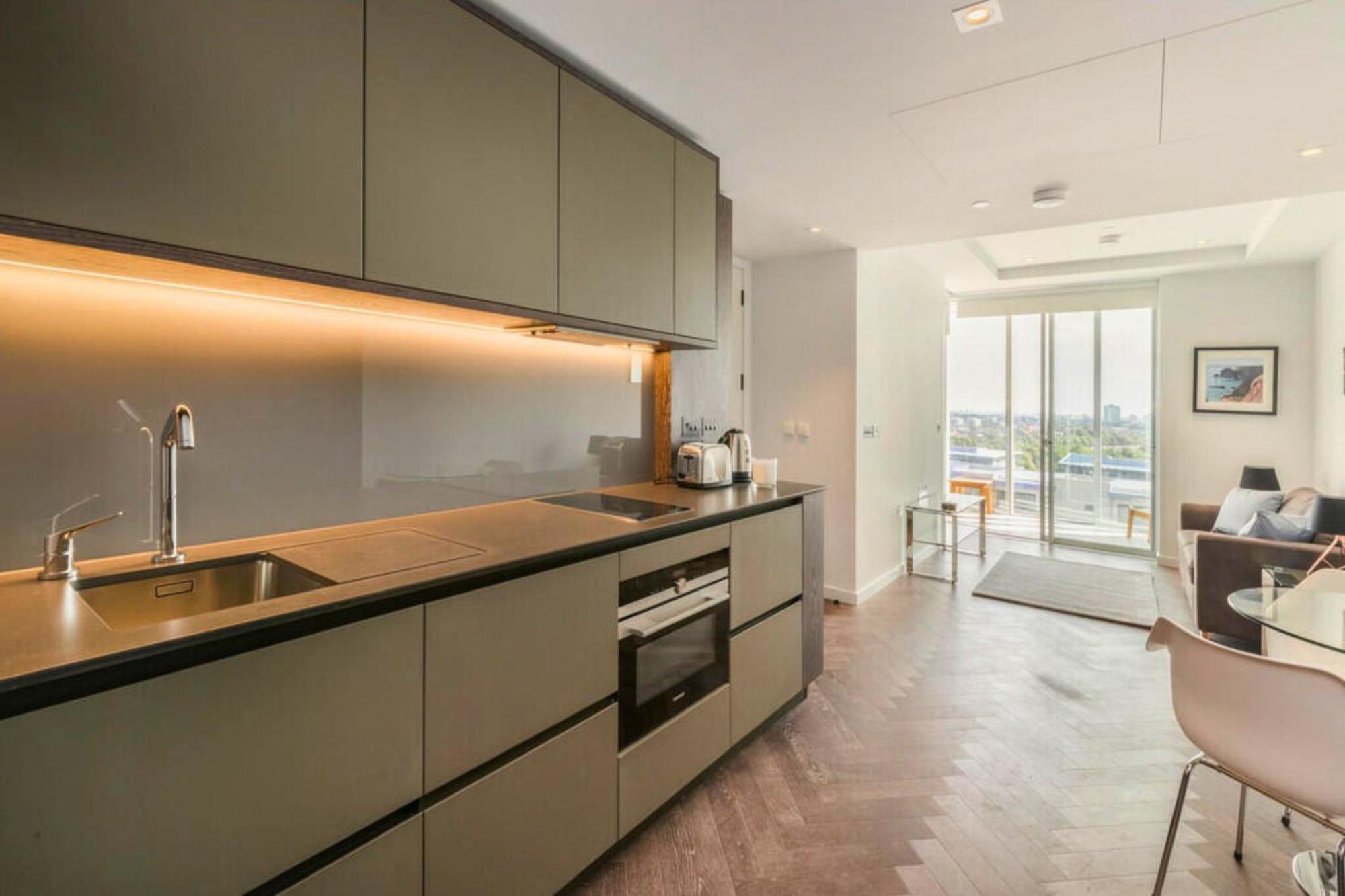 Battersea Power Station - Winter Garden Balcony & 1Gb Wifi - Luxurylondonstays Екстер'єр фото