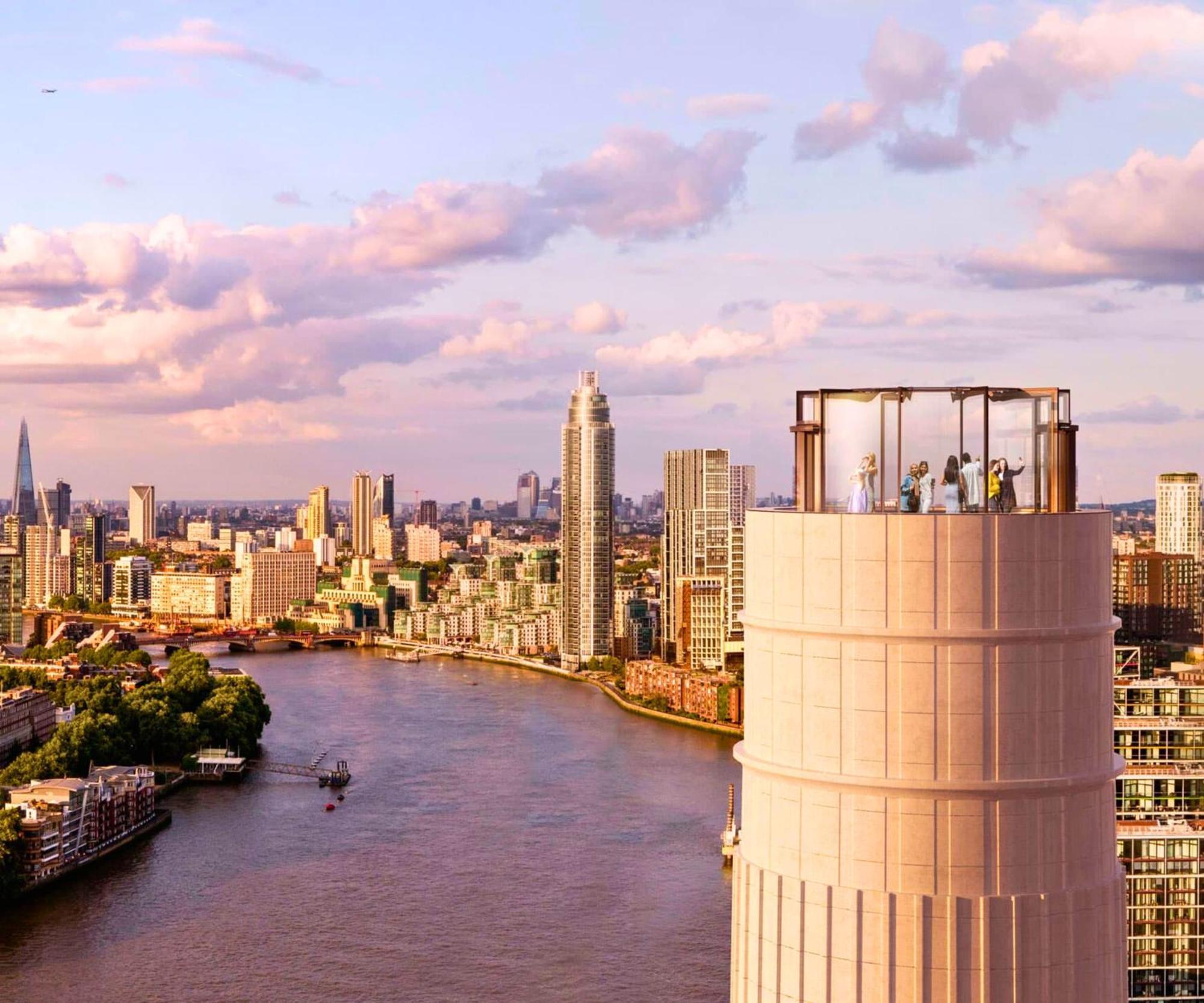 Battersea Power Station - Winter Garden Balcony & 1Gb Wifi - Luxurylondonstays Екстер'єр фото