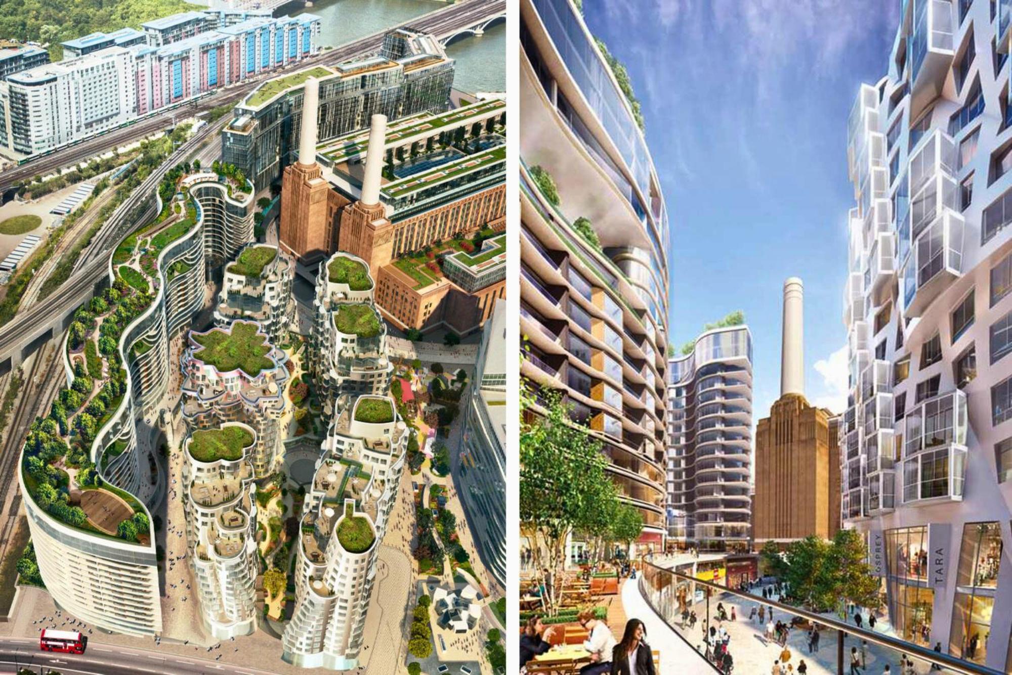 Battersea Power Station - Winter Garden Balcony & 1Gb Wifi - Luxurylondonstays Екстер'єр фото