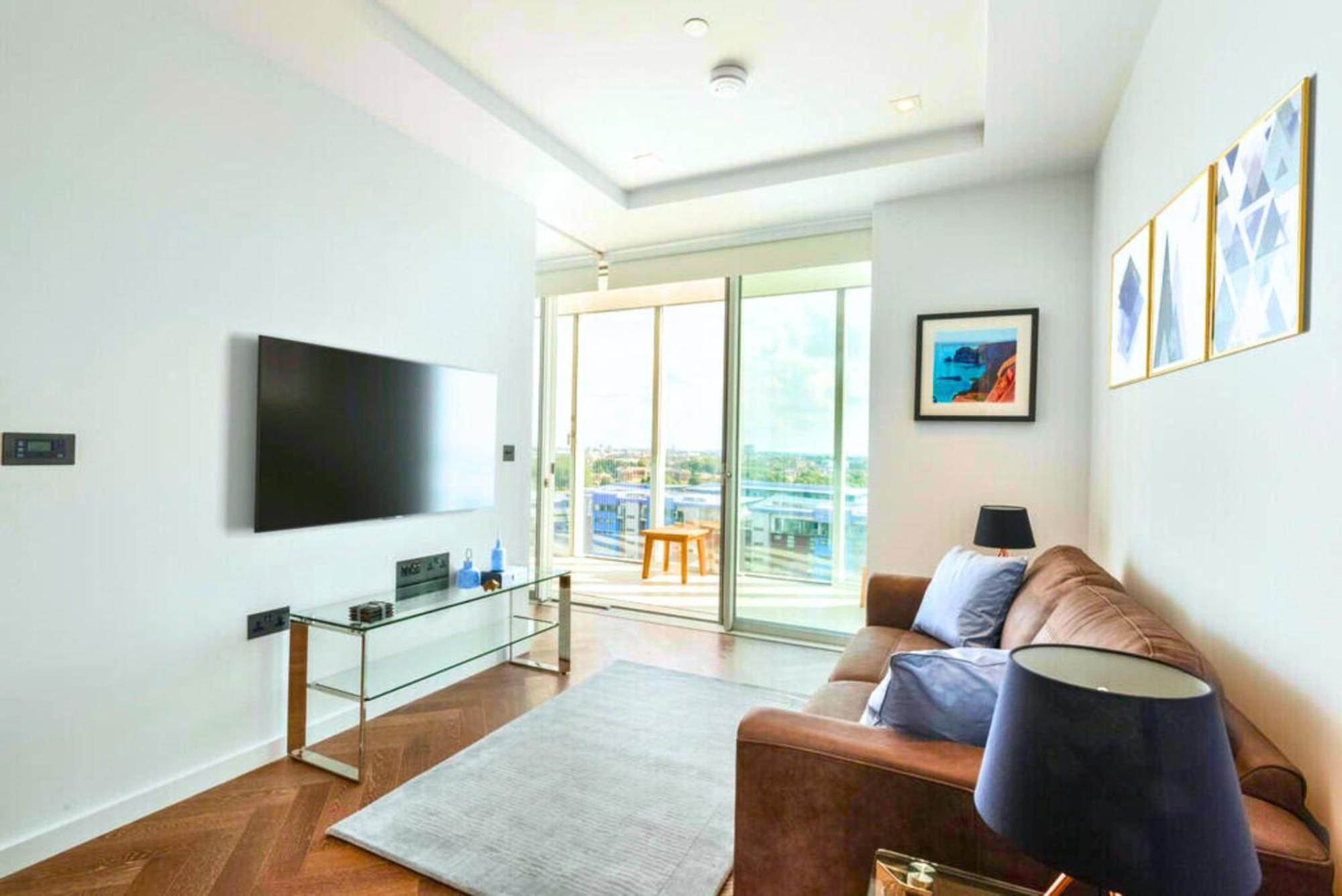 Battersea Power Station - Winter Garden Balcony & 1Gb Wifi - Luxurylondonstays Екстер'єр фото