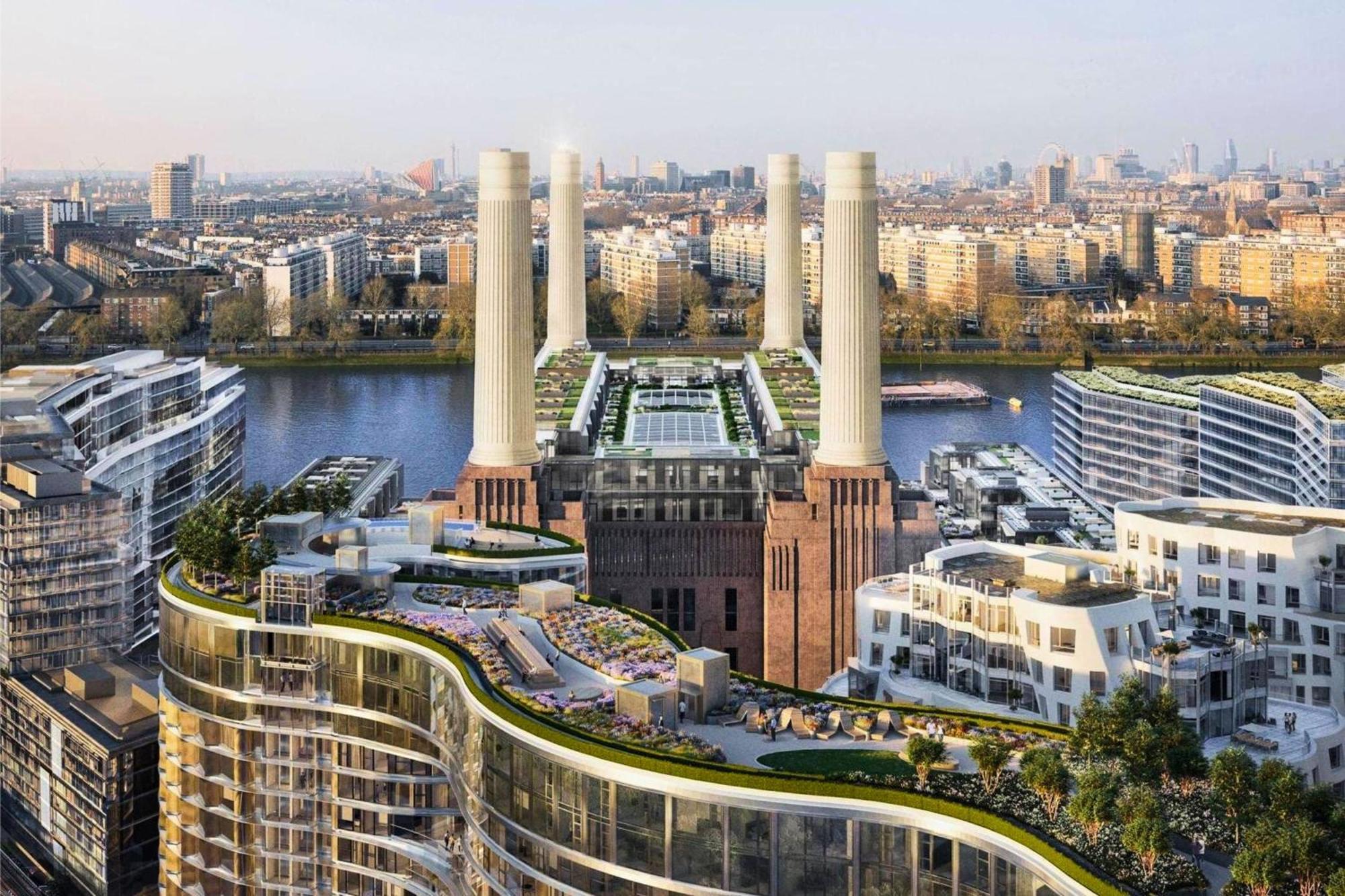 Battersea Power Station - Winter Garden Balcony & 1Gb Wifi - Luxurylondonstays Екстер'єр фото